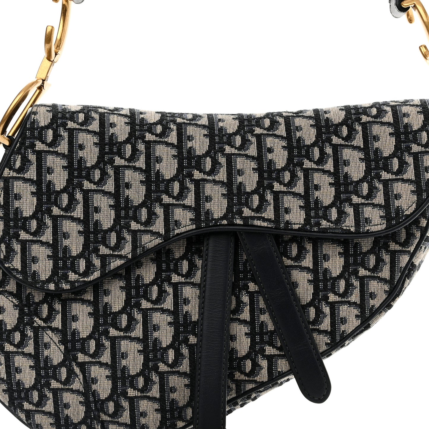 Oblique Saddle Bag Blue