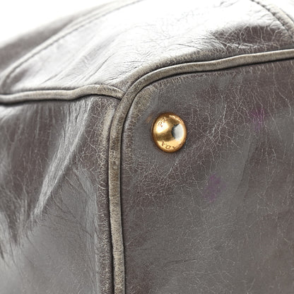 Prada Vitello Shine Top Handle Bag Fumo 6 of 25
