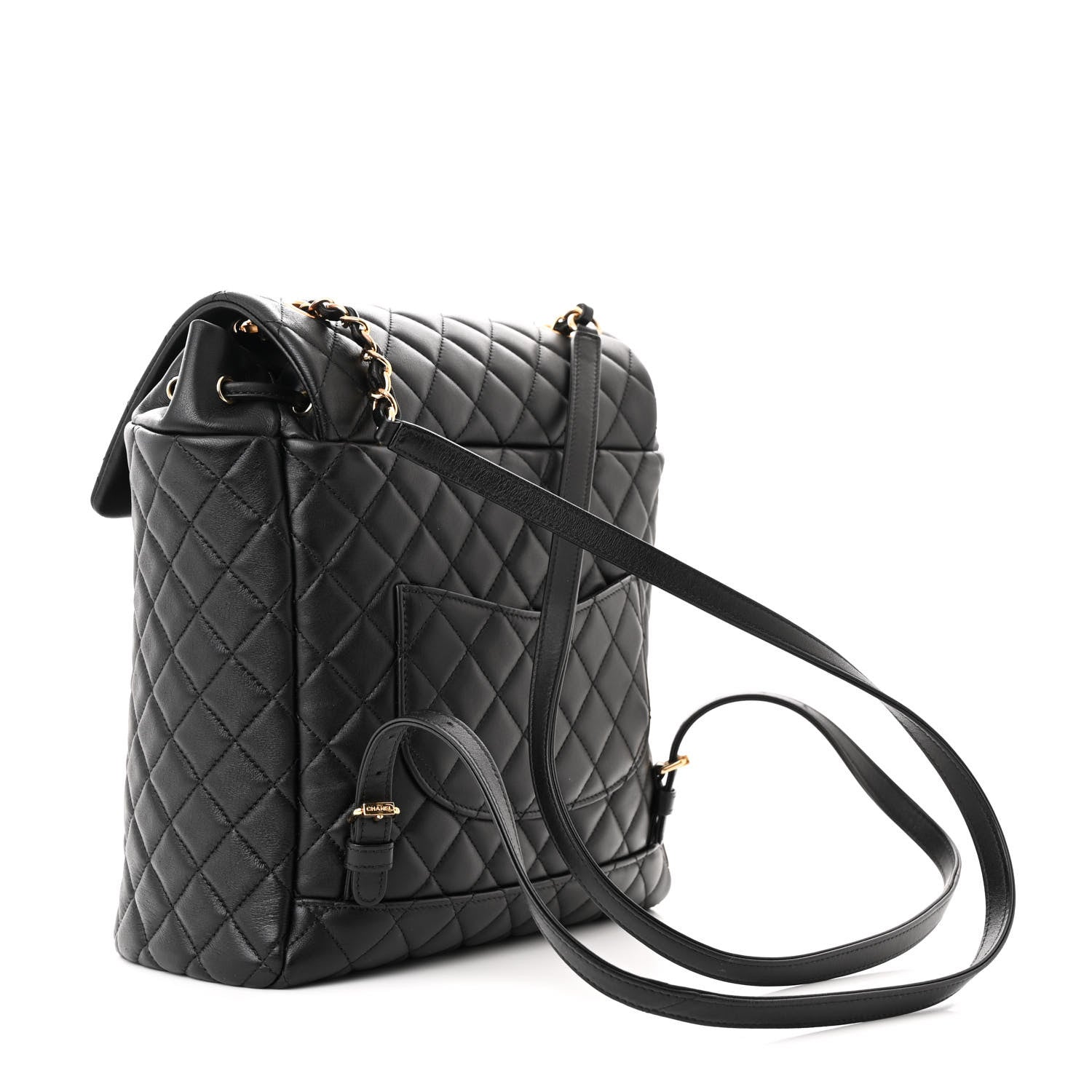 Chanel Lambskin Quilted Large Urban Spirit Backpack Black 3 of 10