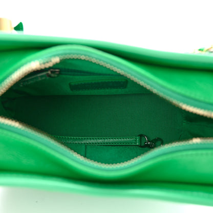 Chanel Aged Calfskin Quilted Small Gabrielle Hobo Green 5 of 13