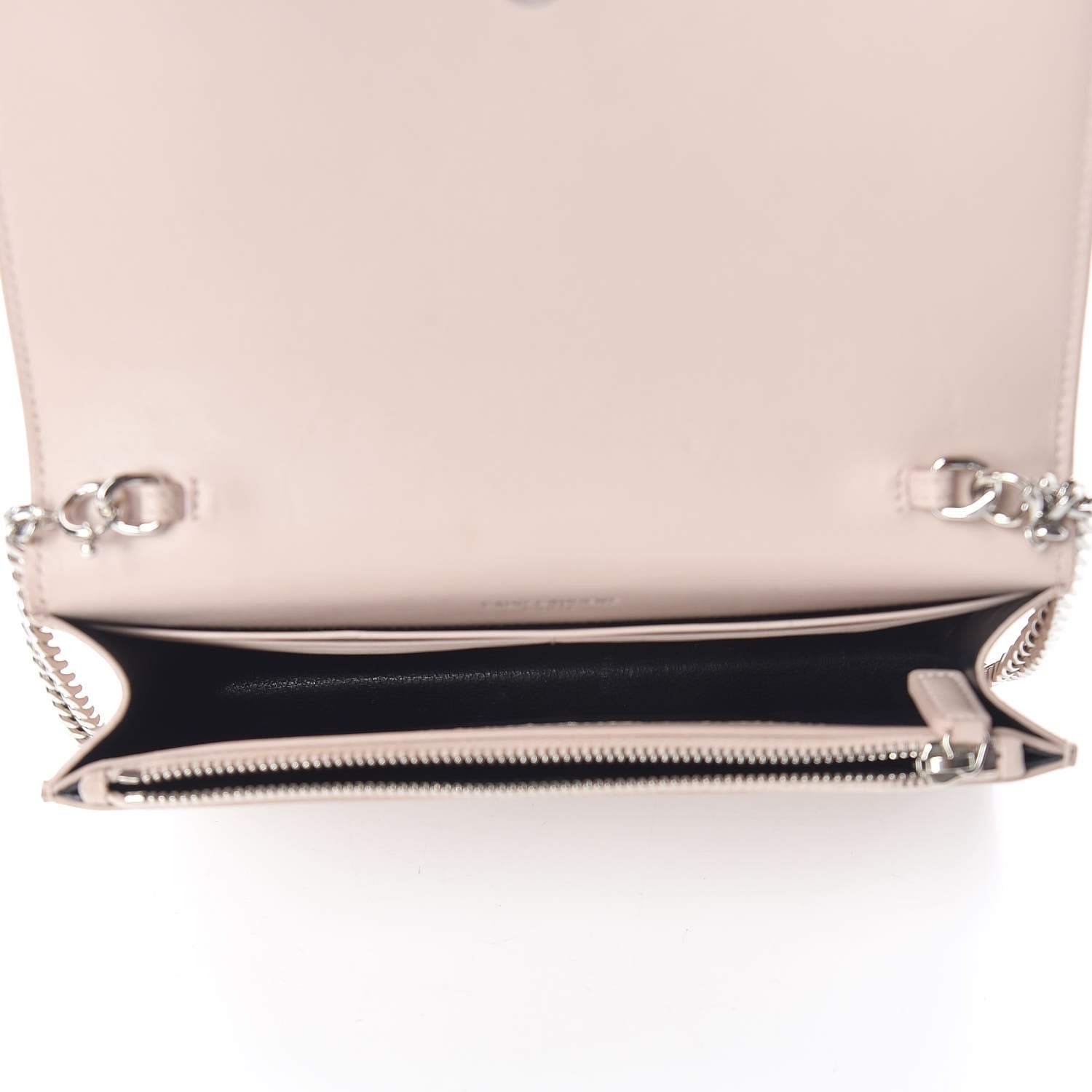 Saint Laurent Smooth Calfskin Classic Monogram Kate Tassel Chain Wallet Marble Pink 5 of 10