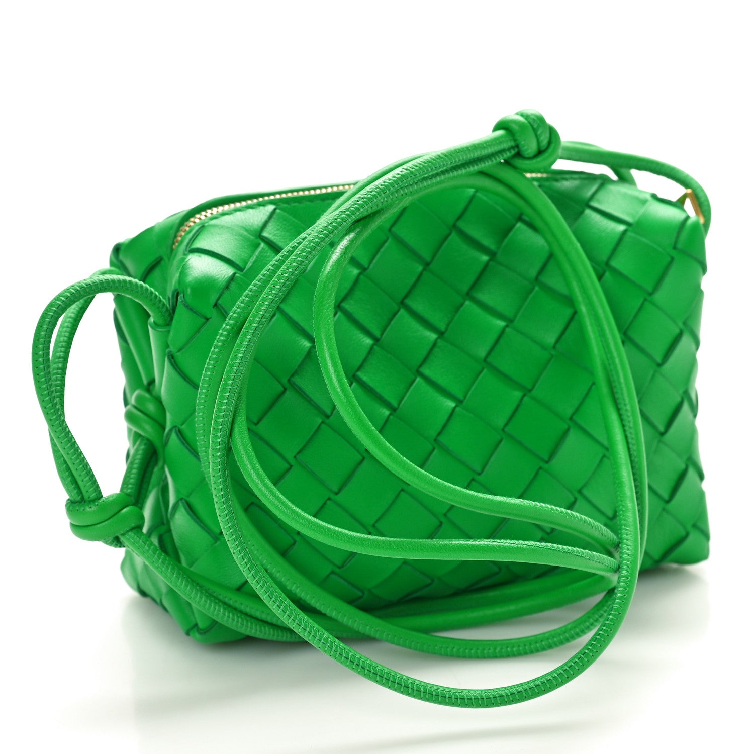 Bottega Veneta Nappa Intrecciato Mini Loop Camera Bag Parakeet 2 of 9