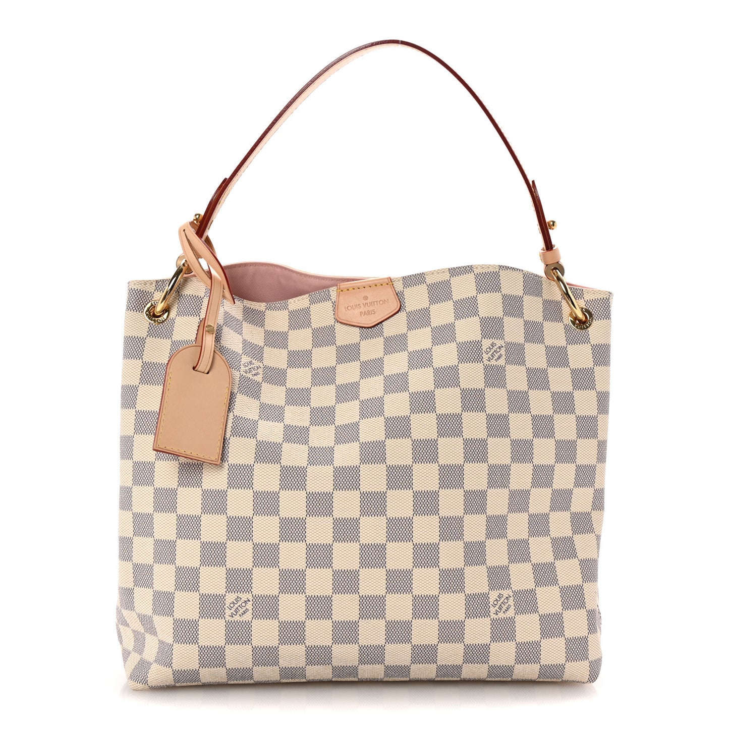 Damier Azur Graceful PM Rose Ballerine