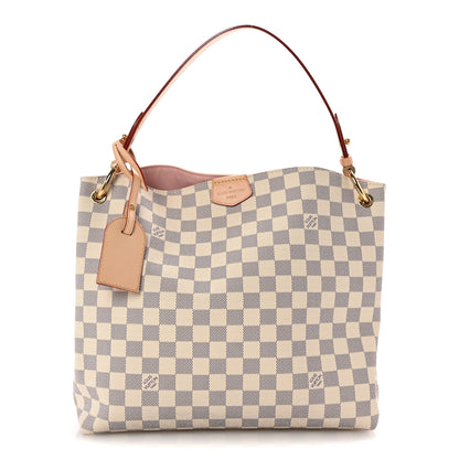 Louis Vuitton Damier Azur Graceful PM Rose Ballerine 1 of 9