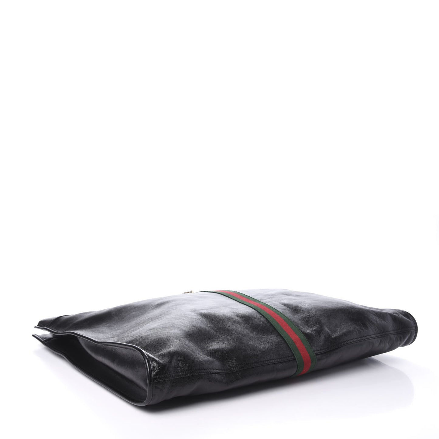 Calfskin Maxi Rajah Chain Tote Black
