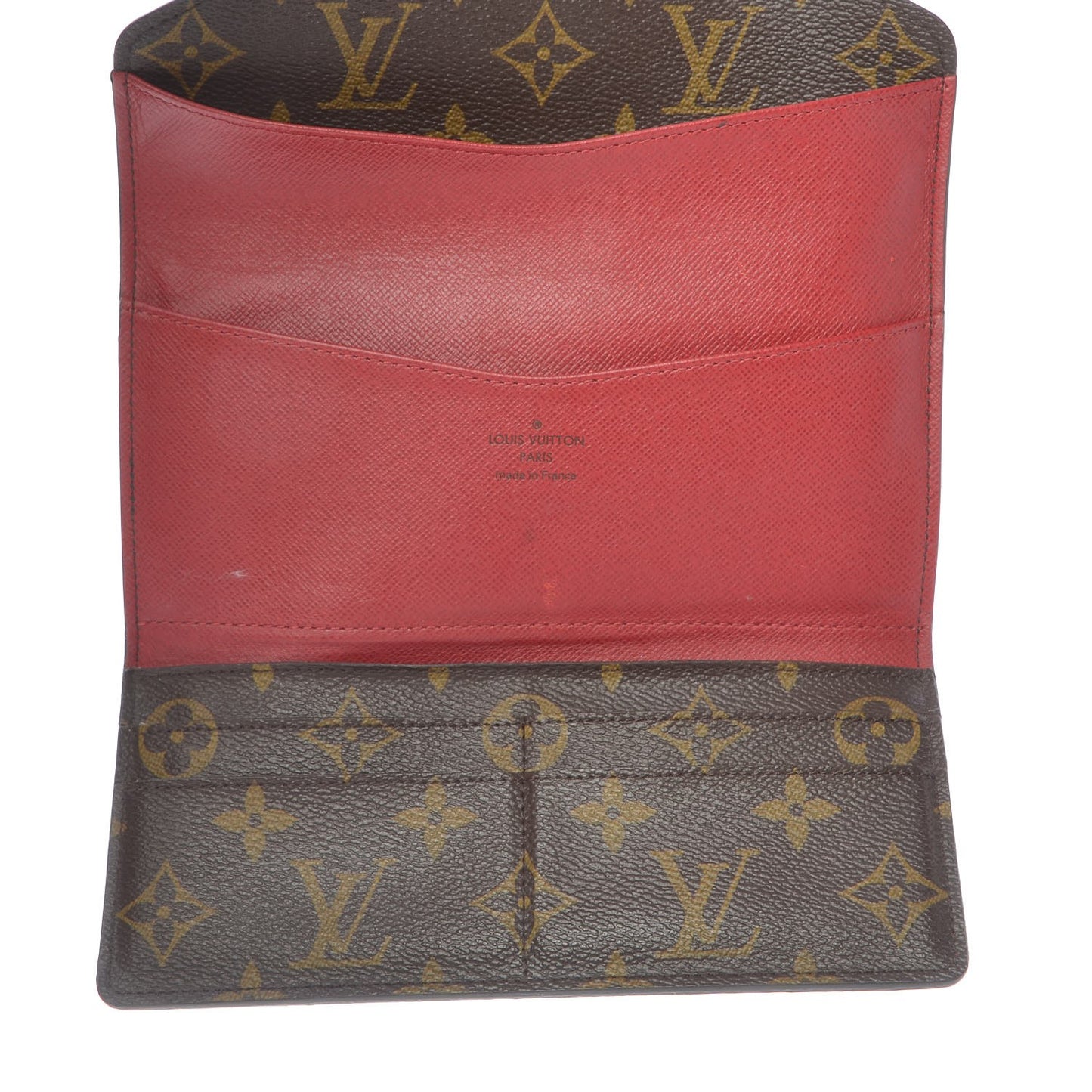Monogram Josephine Wallet Red