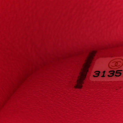 Chanel Lambskin Quilted Mini Rectangular Flap Neon Pink 7 of 12