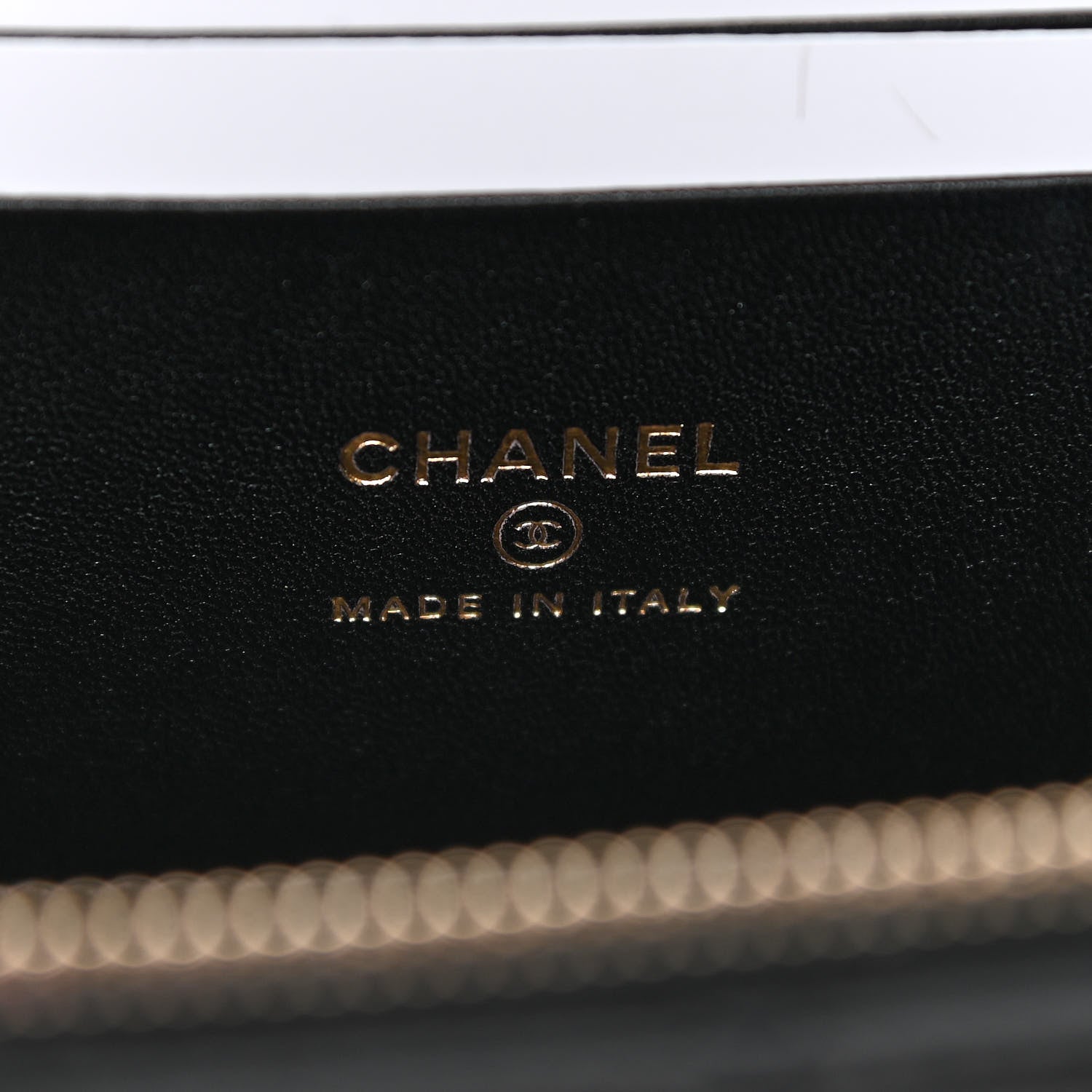Chanel Lambskin Quilted Small Top Handle Vanity Case With Chain Black 6 of 11