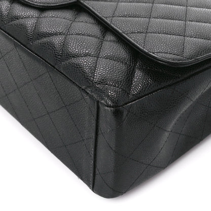 Chanel Caviar Quilted Maxi Double Flap Black 10 of 10
