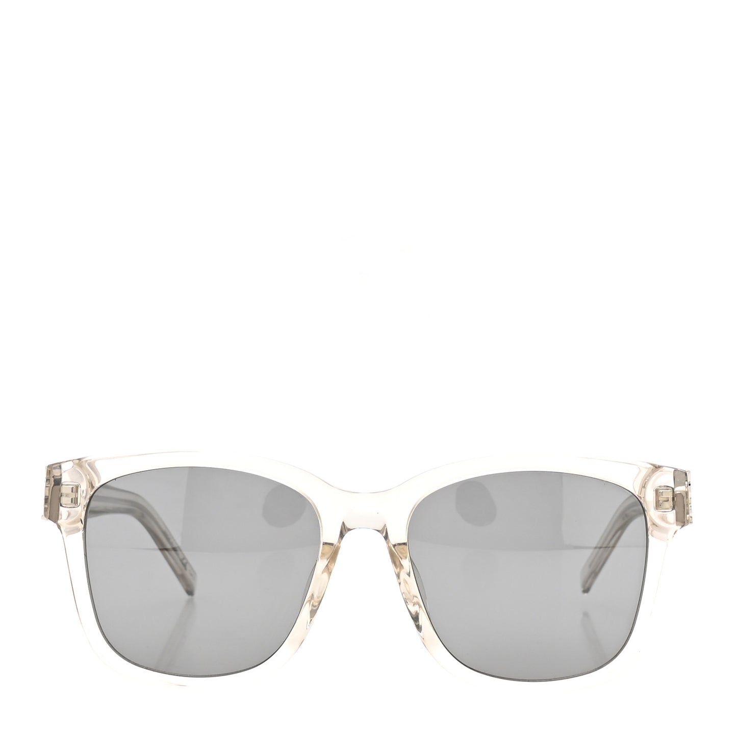 Acetate Square Sunglasses SL M68 Transparent