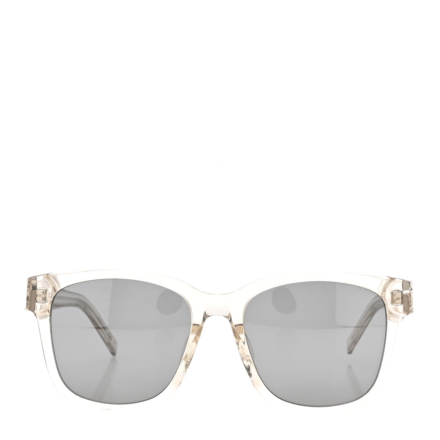 Saint Laurent Acetate Square Sunglasses SL M68 Transparent 2 of 7