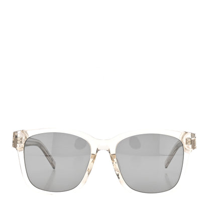 Saint Laurent Acetate Square Sunglasses SL M68 Transparent 2 of 7