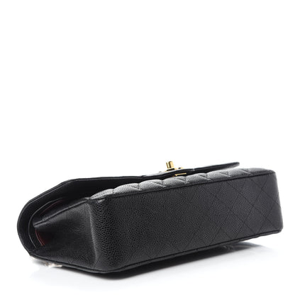 Chanel Caviar Quilted Medium Double Flap Black 4 of 14