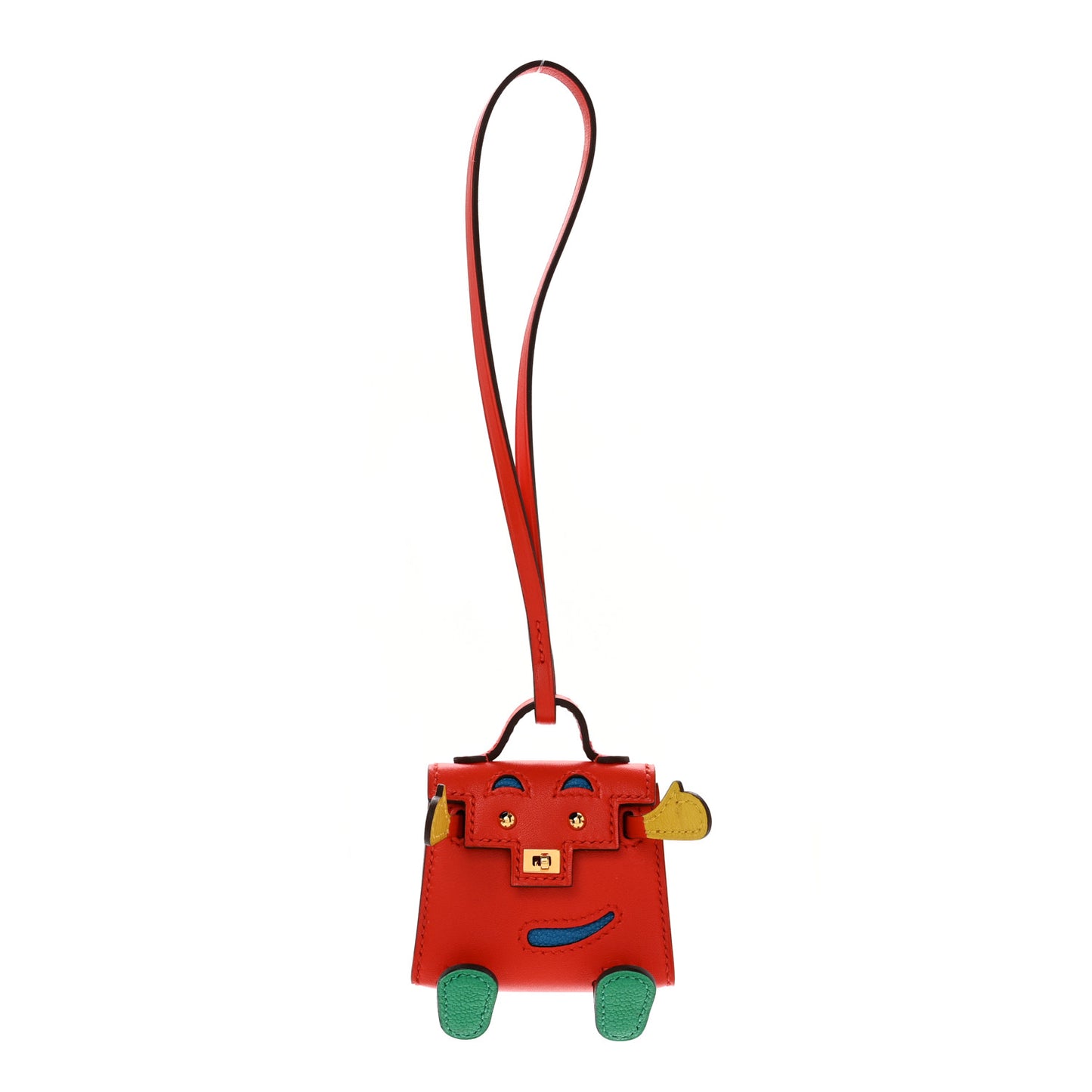 Tadelakt Chevre Mysore Kelly Quelle Idole Bag Charm Capucine Jaune De Naples Vert Vertigo Zanzibar