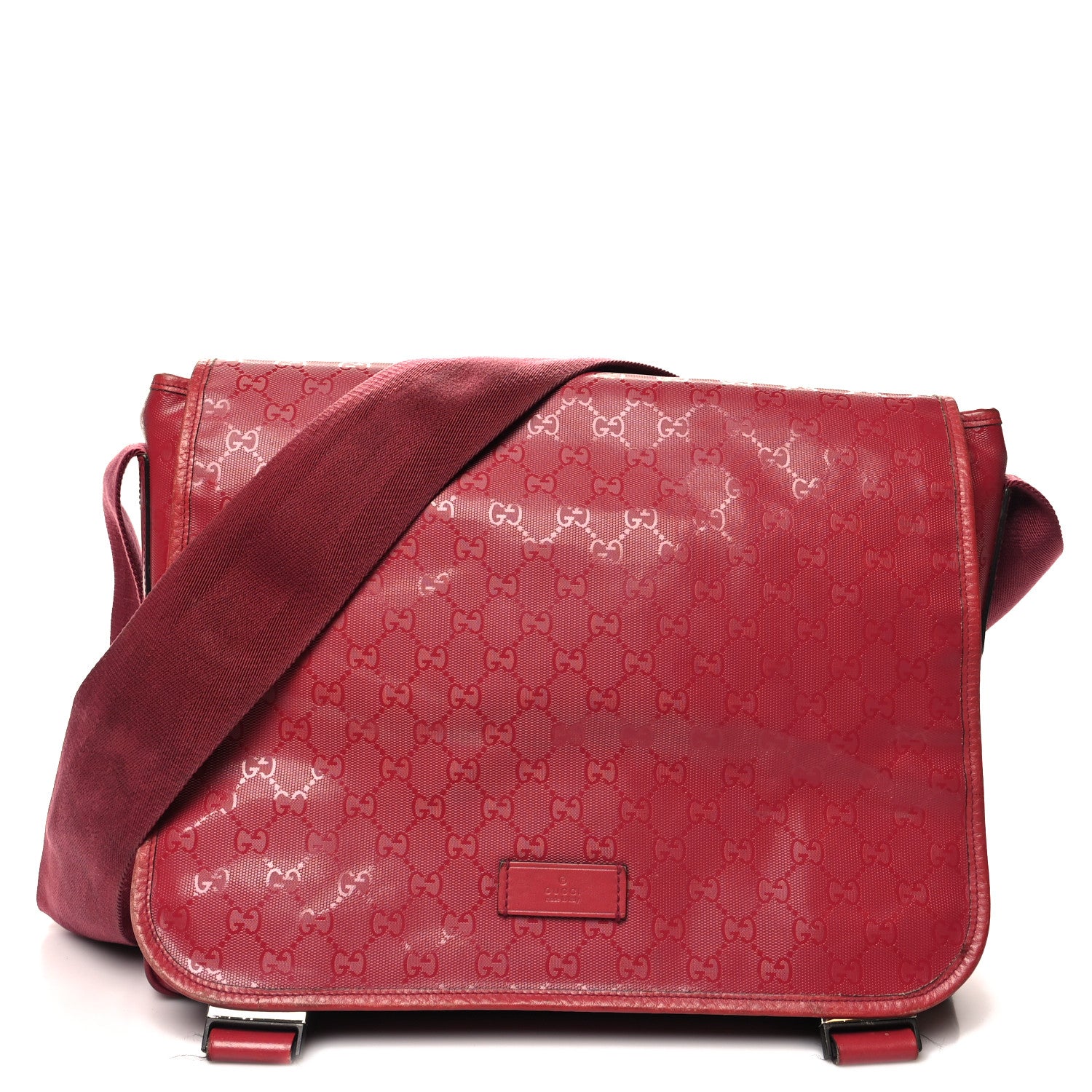 Gucci Imprime Monogram Mamas Diaper Bag Red 1 of 21