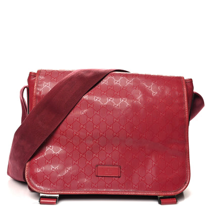 Gucci Imprime Monogram Mamas Diaper Bag Red 1 of 21