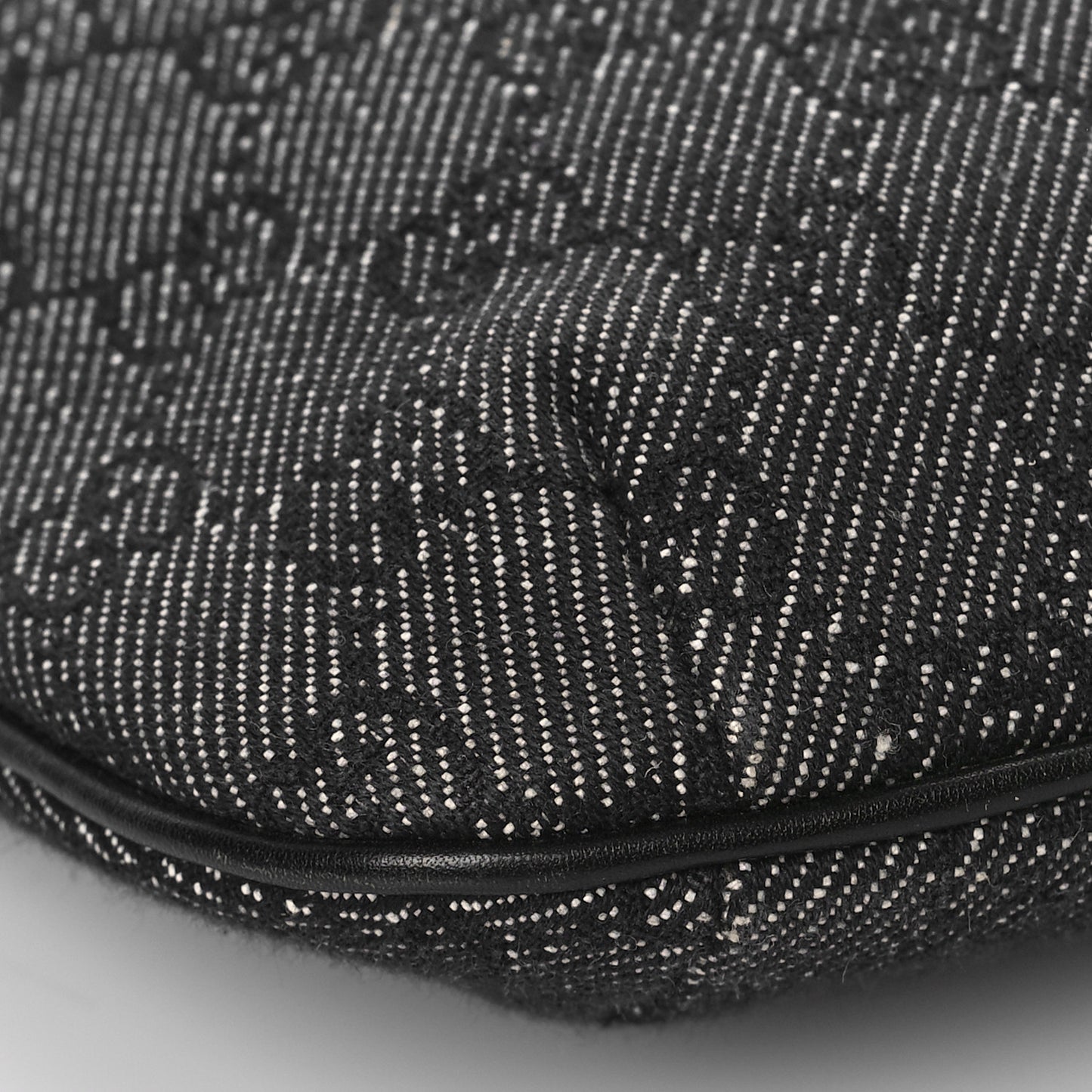 Denim Monogram Pochette Black