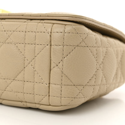 Christian Dior Calfskin Cannage Small Caro Bag Beige 10 of 11