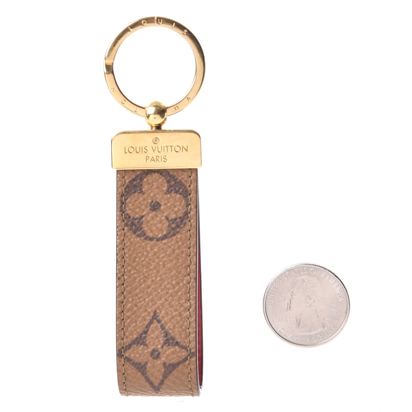 Reverse Monogram Dragonne Key Holder