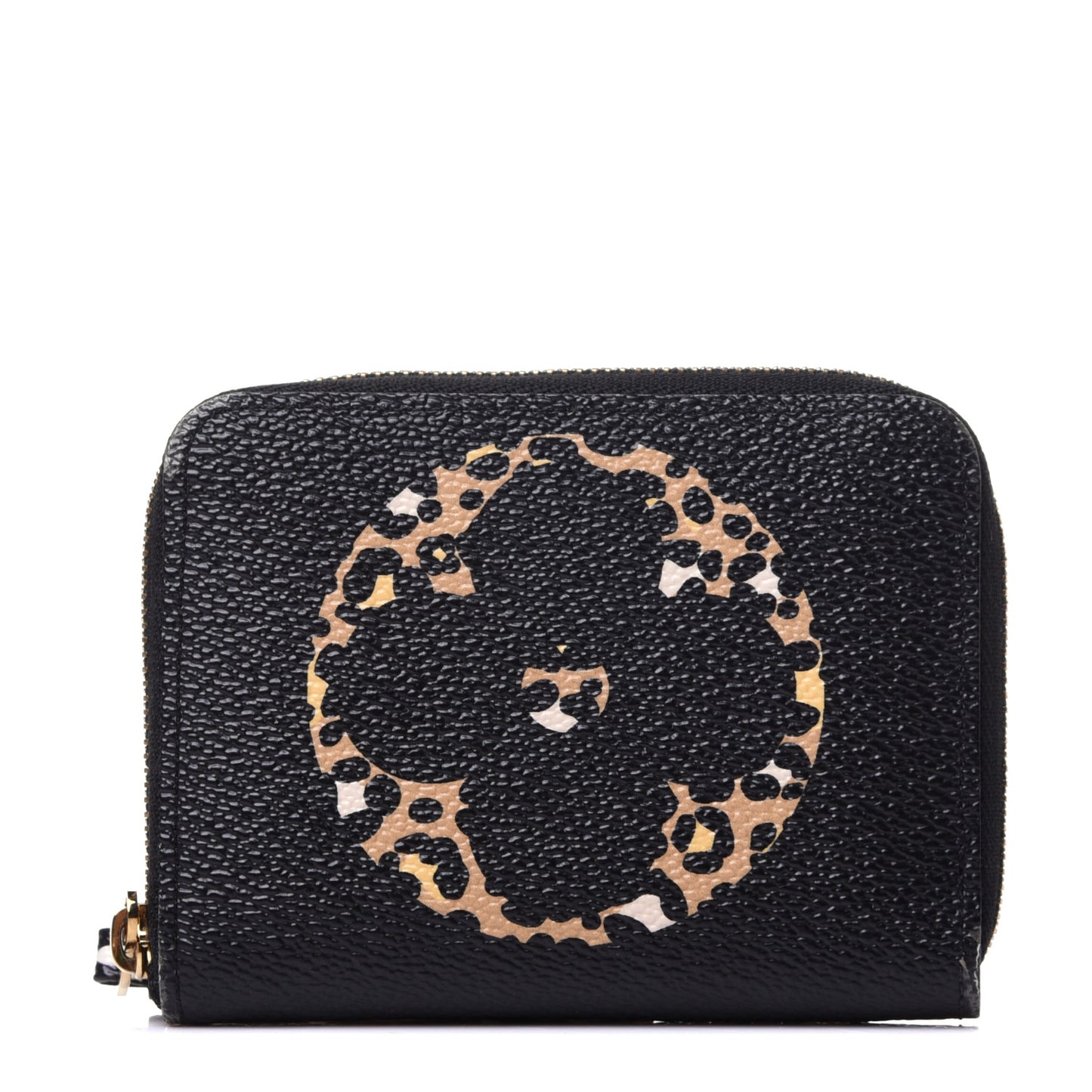 Monogram Giant Jungle Zippy Coin Purse Black