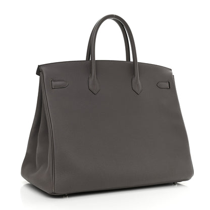 Hermes Togo Birkin 40 Etain 3 of 18