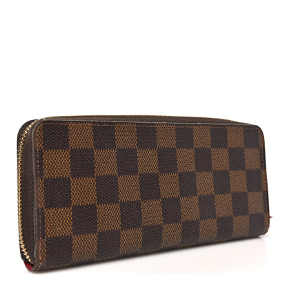 Louis Vuitton Damier Ebene Clemence Wallet Cherry 3 of 7