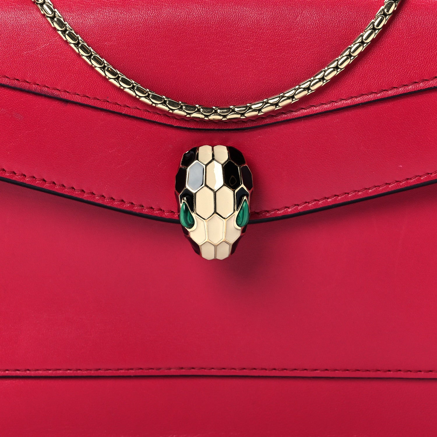 Bulgari Calfskin Serpenti Forever Shoulder Bag 7 of 9