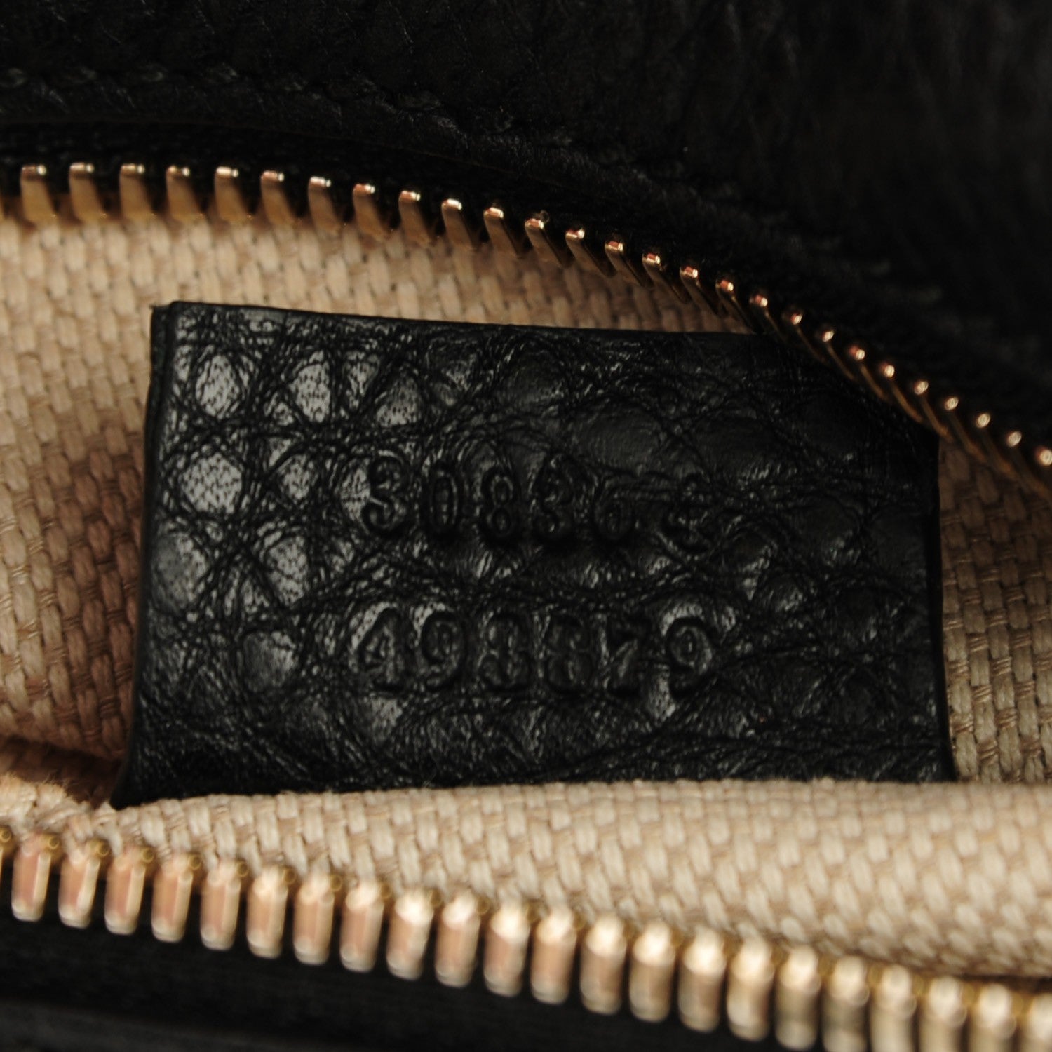 Gucci Pebbled Calfskin Small Soho Disco Bag Black 6 of 7