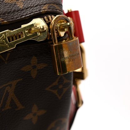 Louis Vuitton Calfskin Monogram Keepall Bandouliere 50 Coquelicot 17 of 17