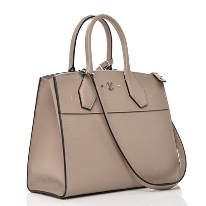 Louis Vuitton Calfskin City Steamer MM Galet 4 of 7