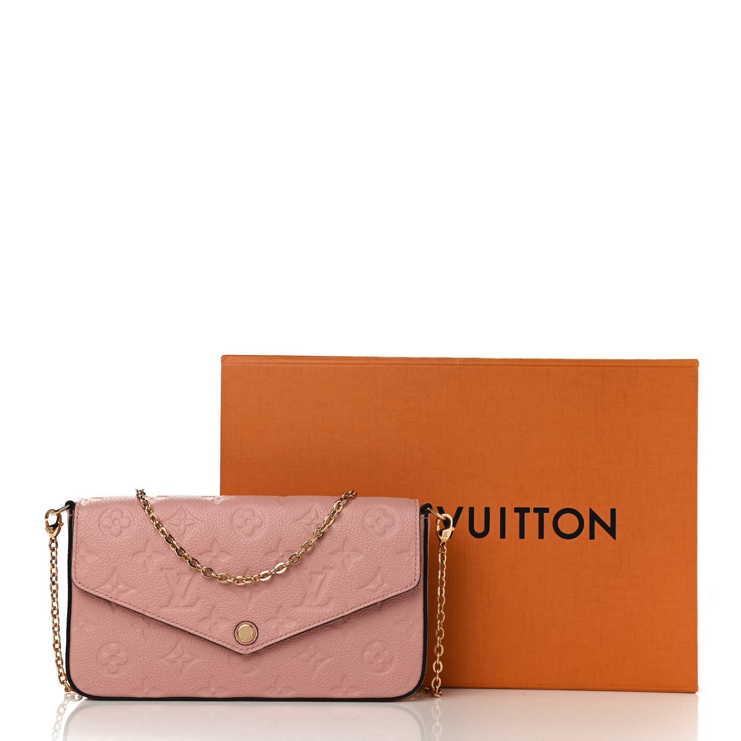 Empreinte Pochette Felicie Chain Wallet Rose Poudre