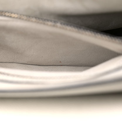 Christian Dior Grained Calfskin Saddle Bag White 11 of 13