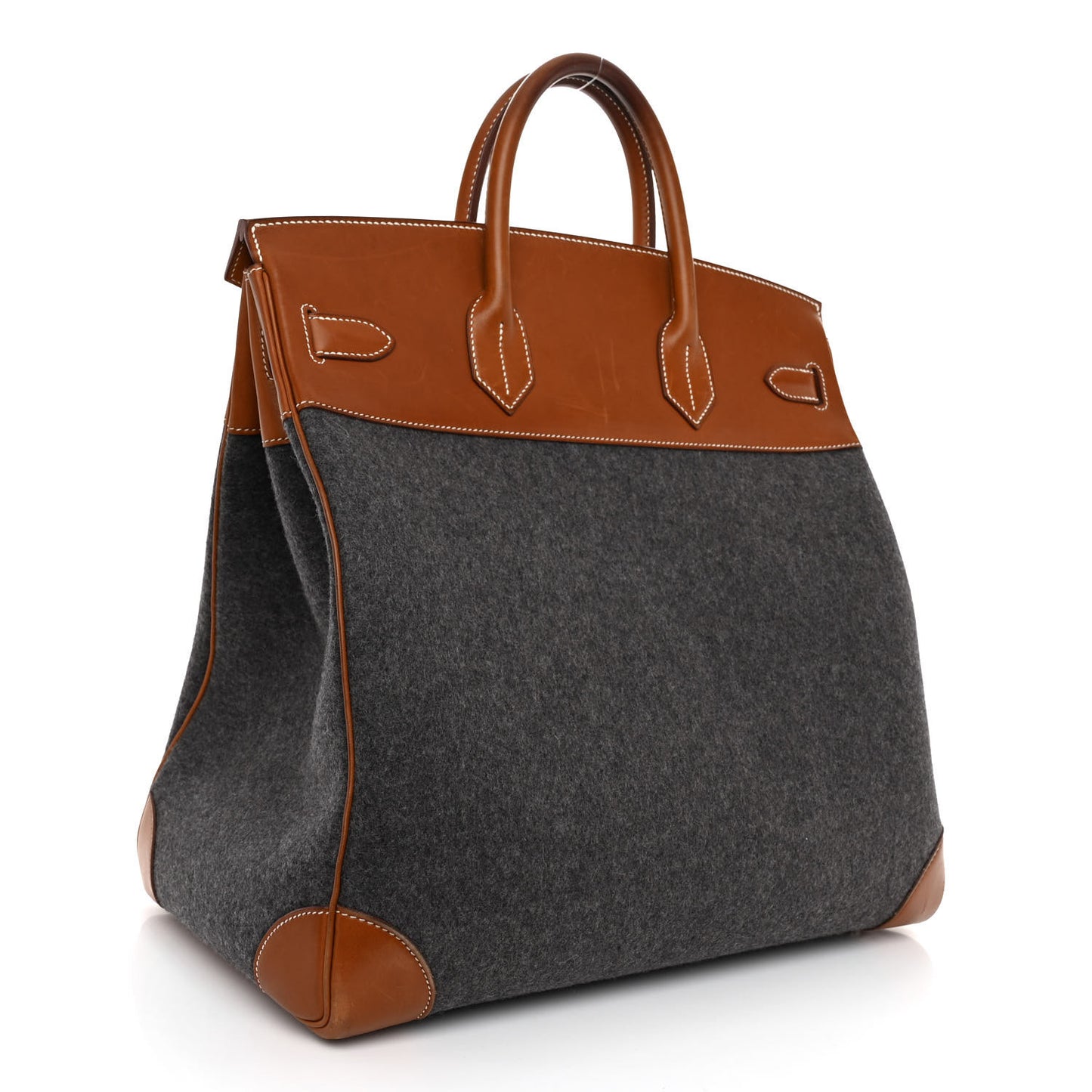 Barenia Feutre HAC Birkin 40 Gris Moyen