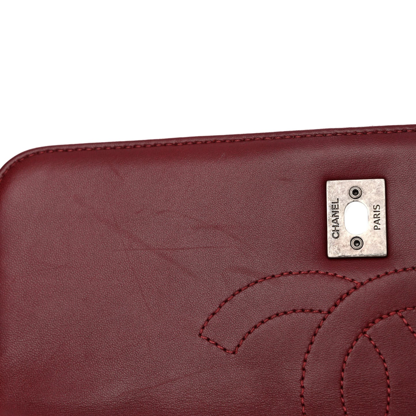 Lambskin Quilted Small Trendy CC Flap Dual Handle Bag Red