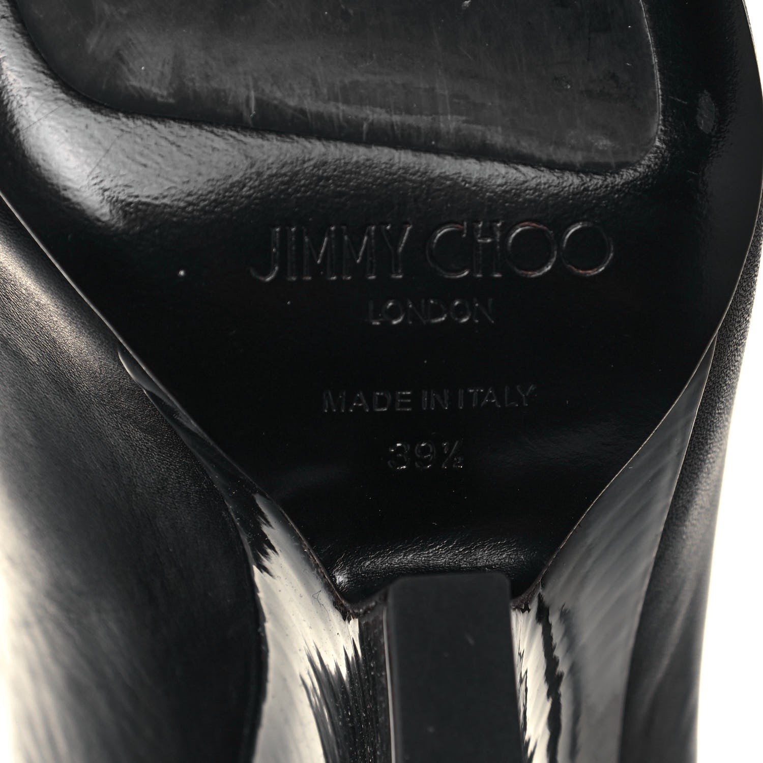 Jimmy Choo Calfskin Cartel Boots 39.5 Black 6 of 7