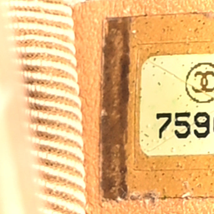 Caviar Quilted Medallion Tote Beige