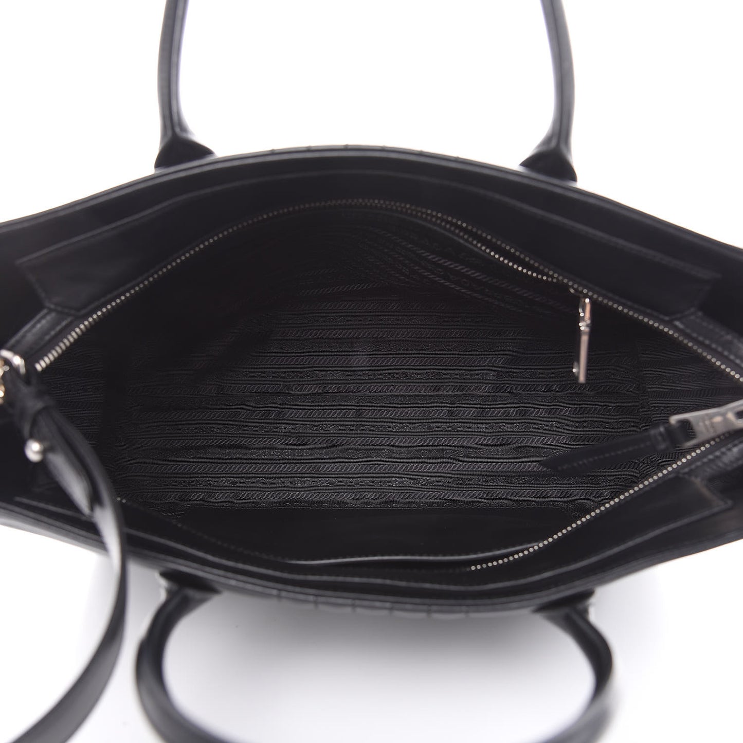 Soft Calfskin Impunture Diagramme Tote Black