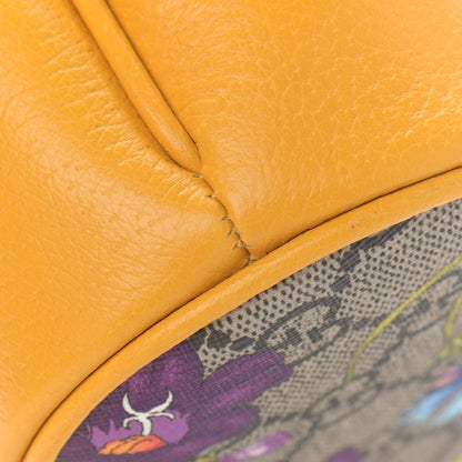 Gucci GG Supreme Monogram Flora Small Ophidia Bucket Bag Beige Multicolor Crop 12 of 12