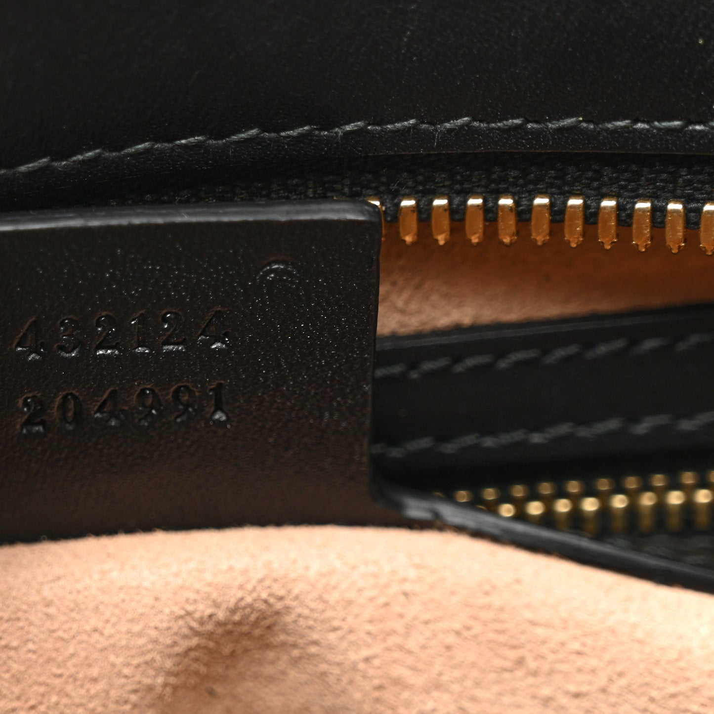 Guccissima Small Zippered Bucket Tote Black
