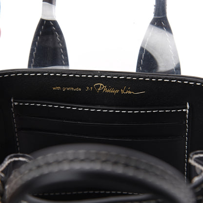 3.1 Phillip Lim 3.1 Calfskin PVC Mini Pashli Satchel Black 5 of 8