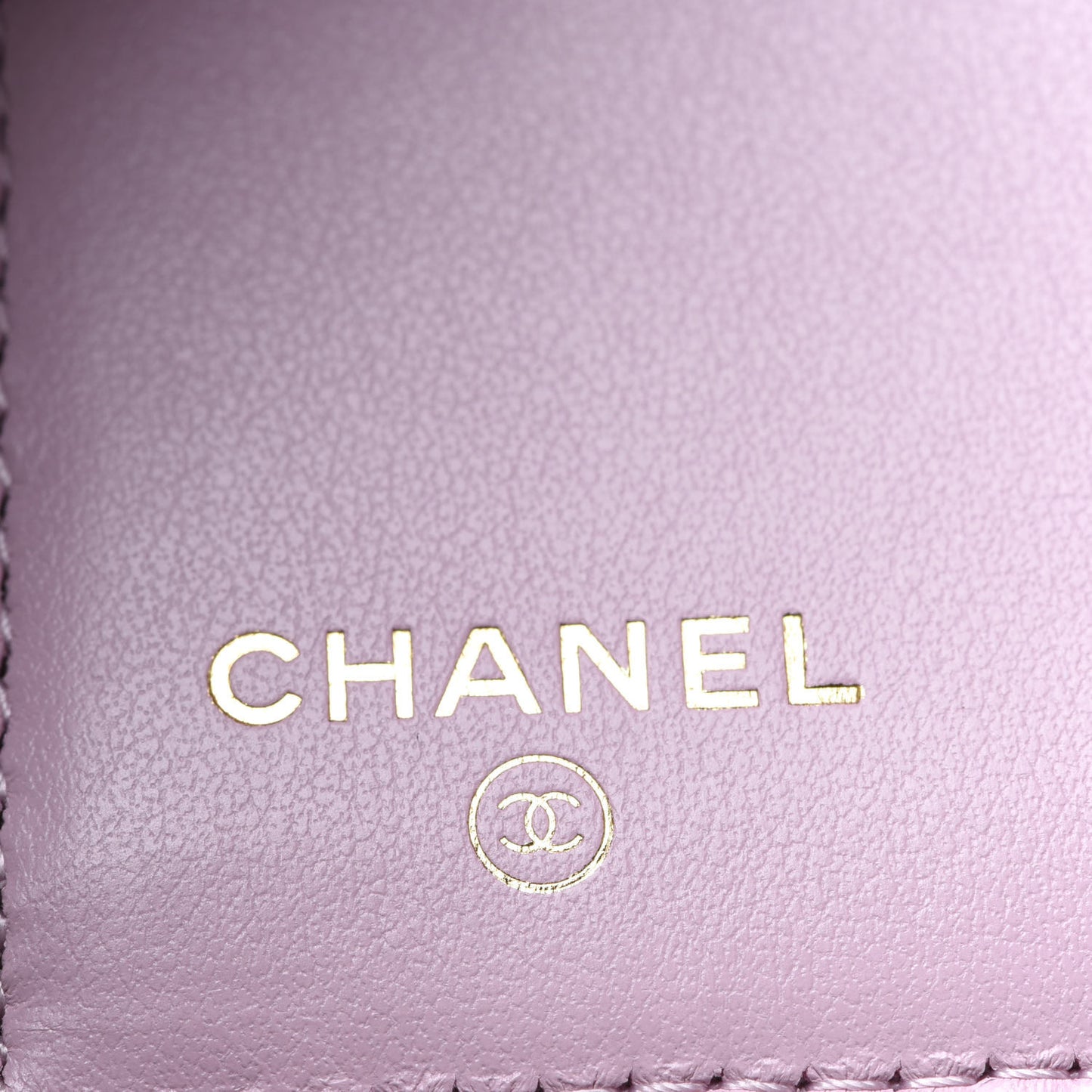 Caviar Quilted Compact Flap Wallet Light Pink