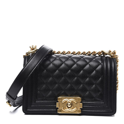 Chanel Caviar Quilted Small Boy Flap Black 1 of 10