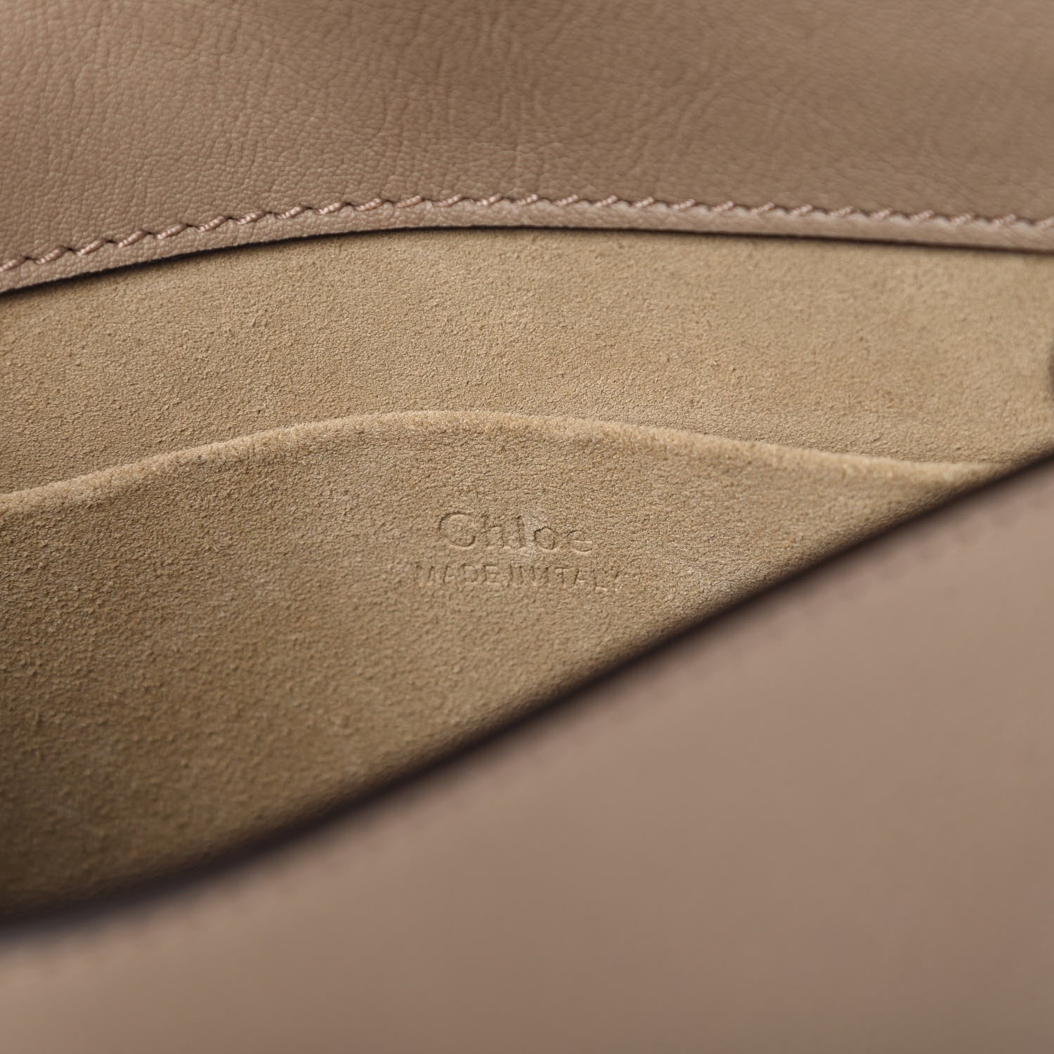 Chloe Calfskin Suede Small Nile Bracelet Bag Motty Grey 8 of 10