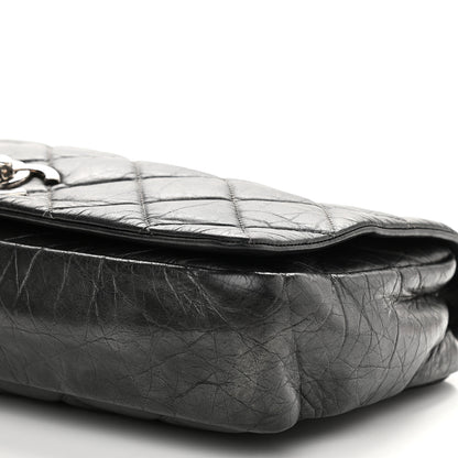 Chanel Aged Calfskin Quilted Medium Pondichery Flap Black 9 of 9