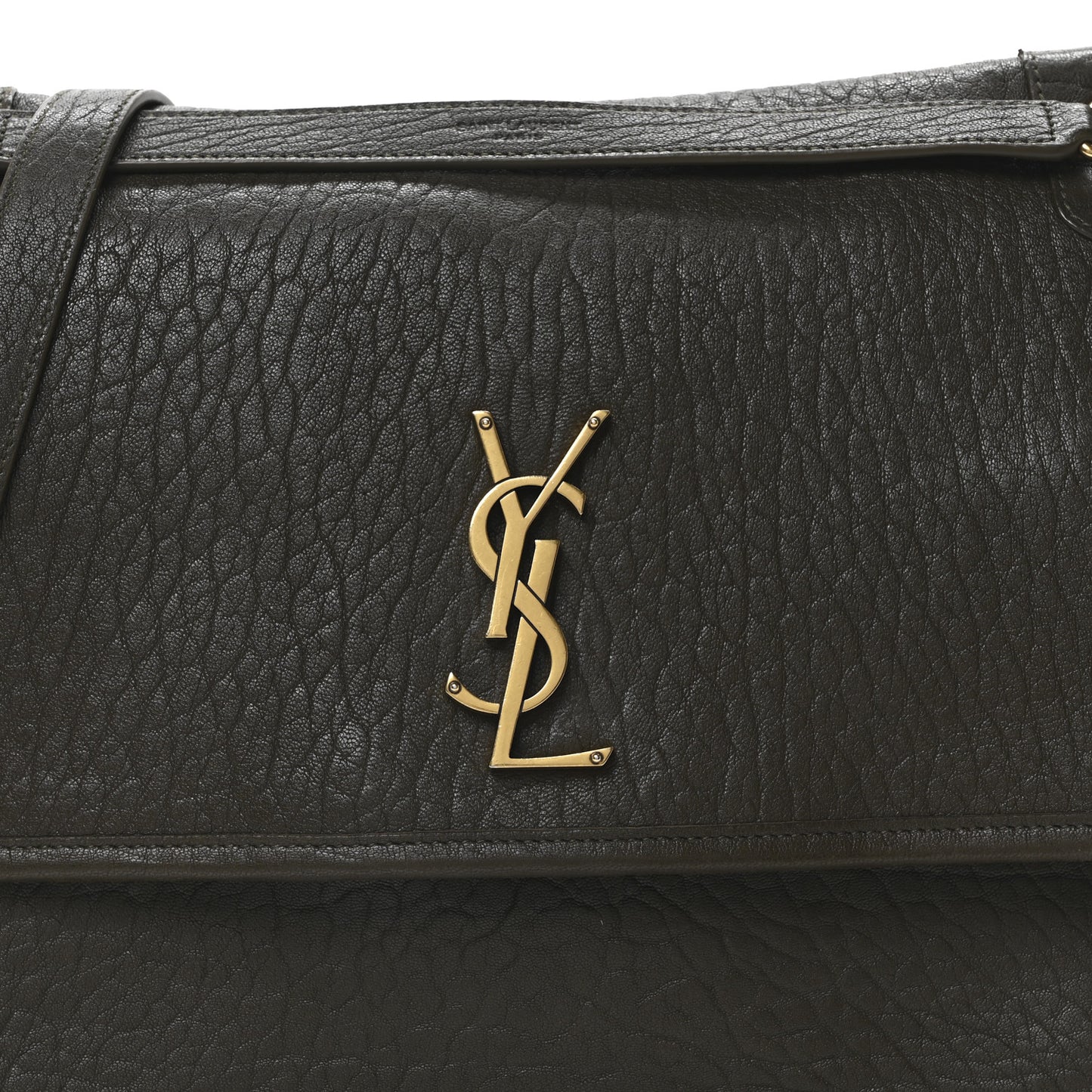 Grained Lambskin Monogram Large Niki Chain Satchel Light Musk