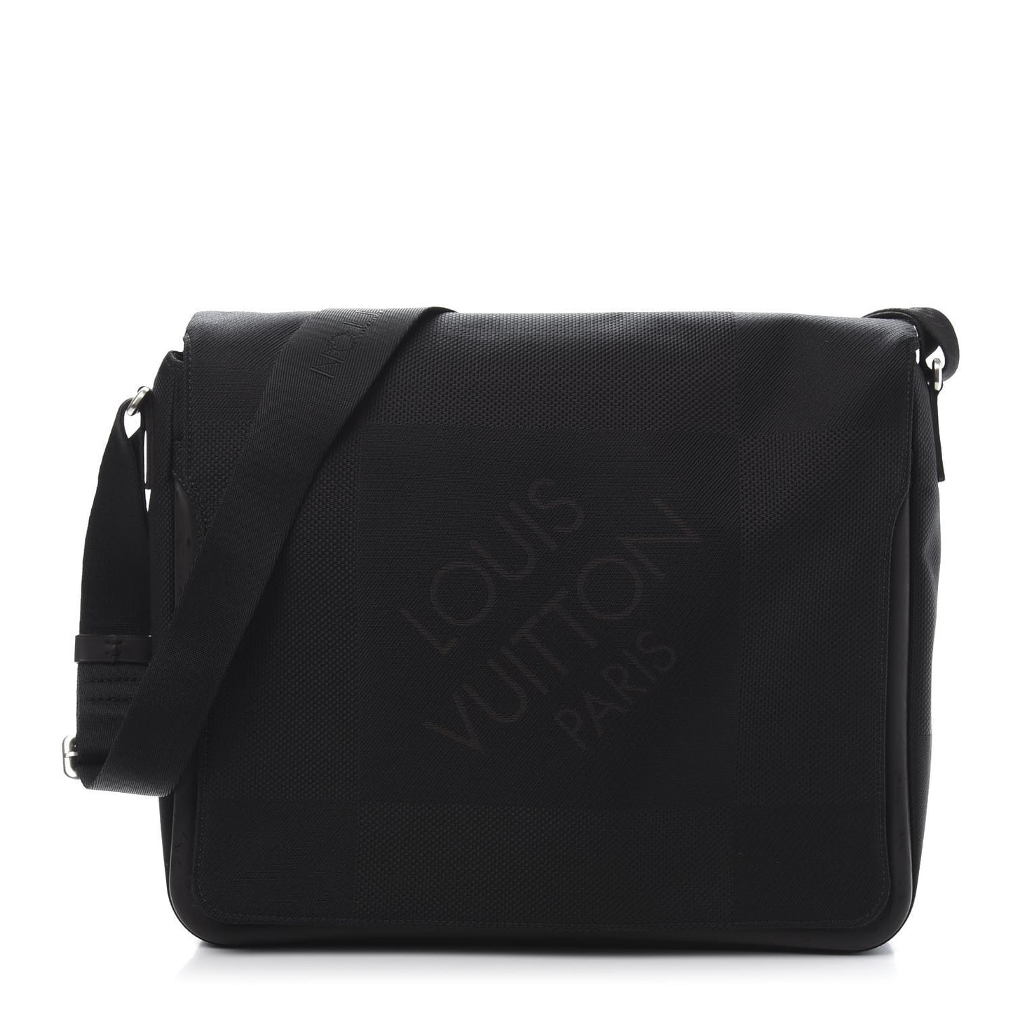 Damier Geant Messenger Bag Black