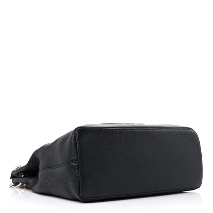 Gucci Pebbled Calfskin Large Soho Hobo Black 4 of 17