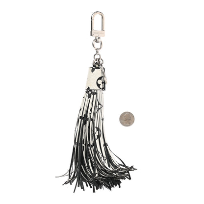 Louis Vuitton Monogram Tassel Bag Charm White 2 of 5