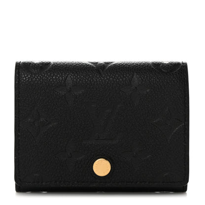 Louis Vuitton LOUIS VUITTON Empreinte Business Card Holder Black 1 of 6