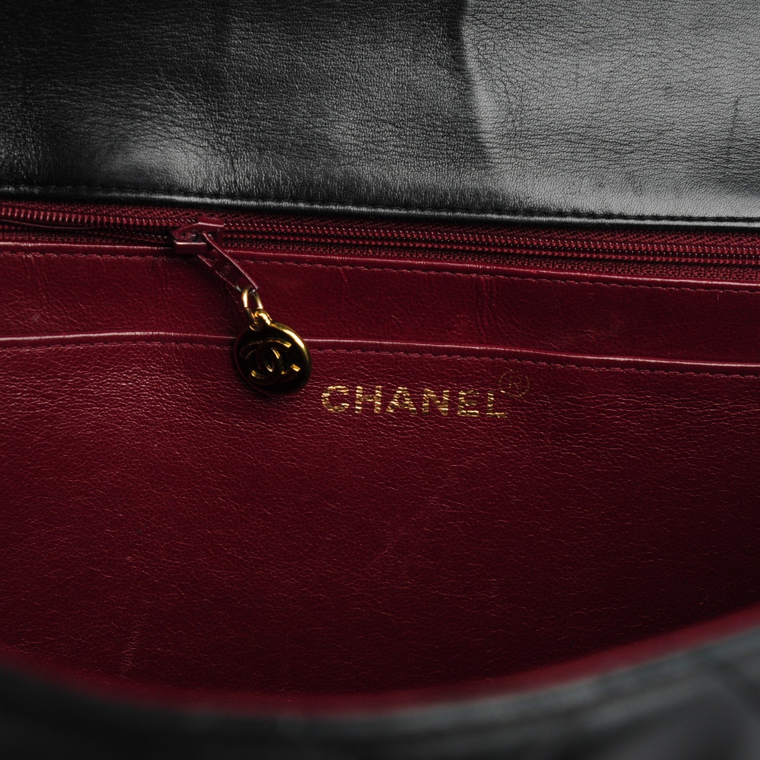 Chanel Lambskin Quilted XL Jumbo Single Flap Black 10 of 10